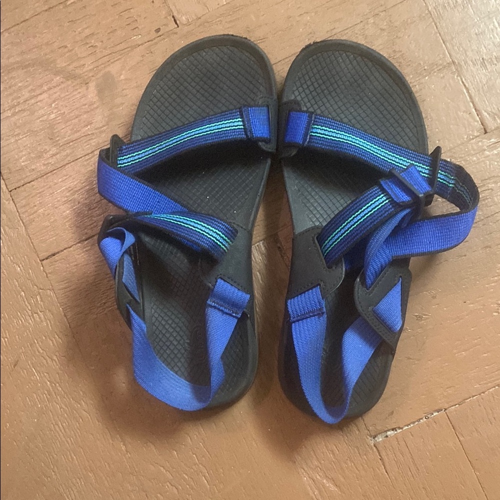Chacos Black and Blue Sandals